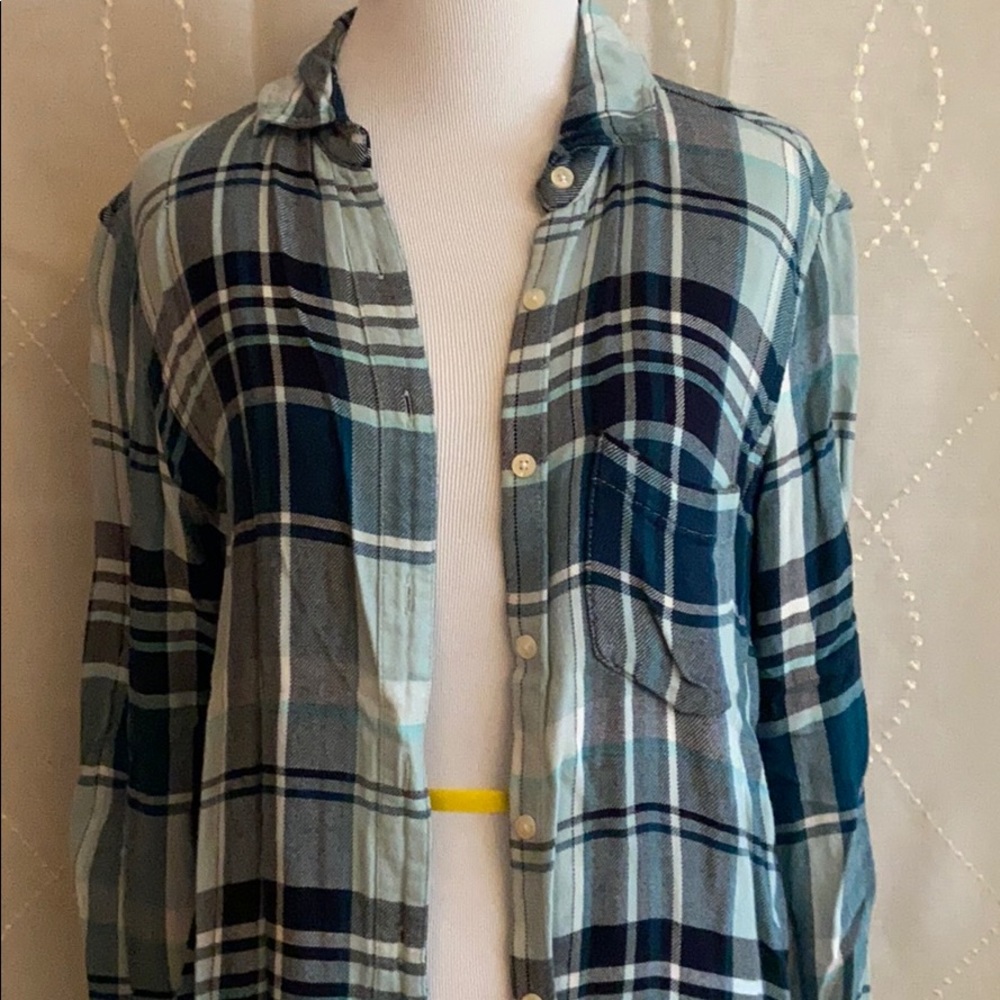 Blue Aeropostale Flannel